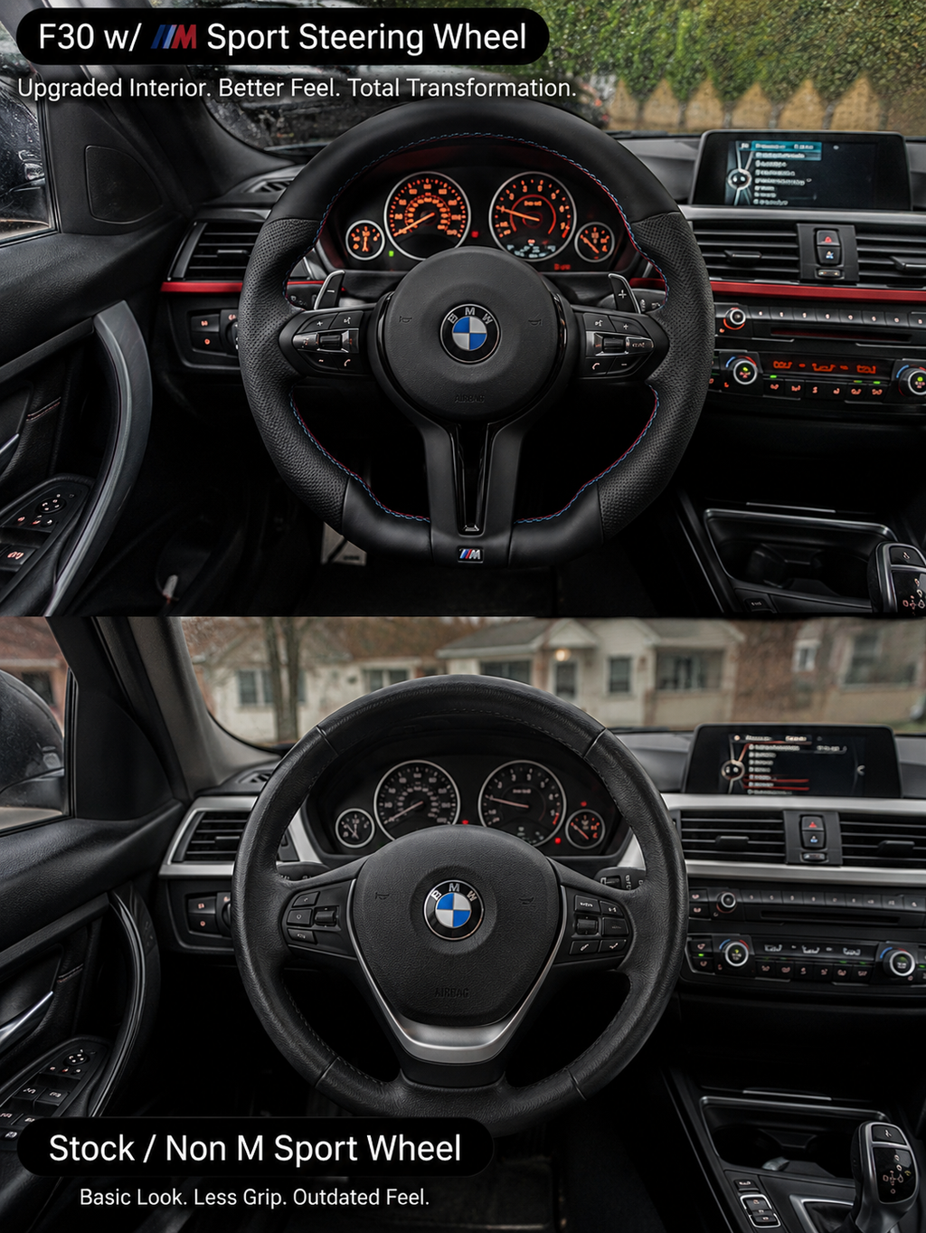 BMW M-Sport Steering Wheel W/airbag